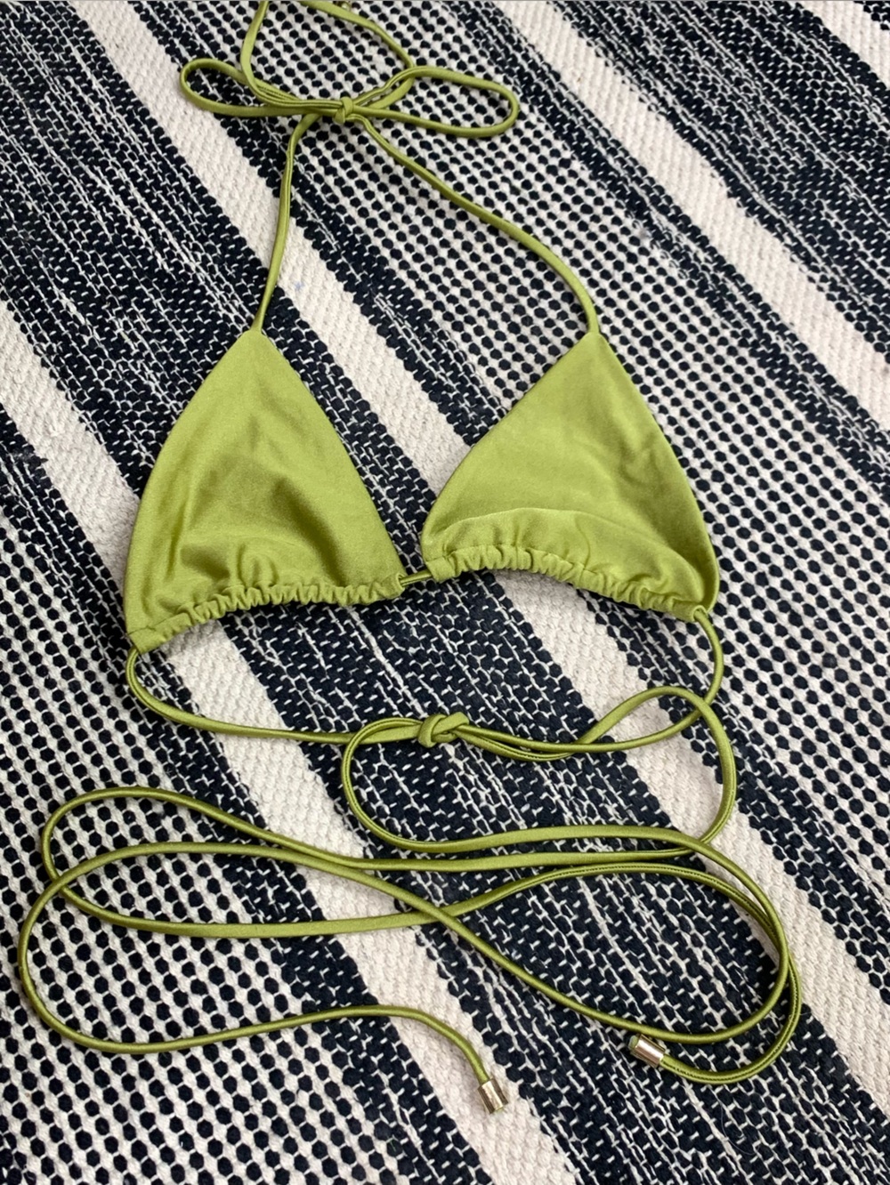 Bikini top by janthee pistachio green